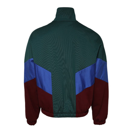 Veste Dolce & Gabbana en coton multicolore avec logo et fermeture éclair intégrale