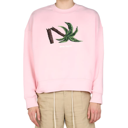 Palm Angels Sweat-shirt en coton multicolore