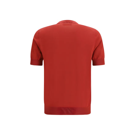 T-shirt multicolore en coton Brunello Cucinelli