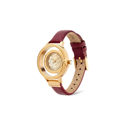 Montre Habillée Police en Cuir Multicolore