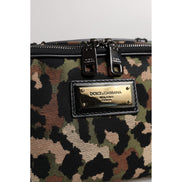 Dolce & Gabbana Multicolor Leopard DG Logo Belt Bag