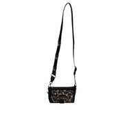 Sac bandoulière Dolce & Gabbana léopard jacquard multicolore