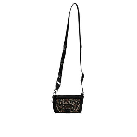 Sac bandoulière Dolce & Gabbana léopard jacquard multicolore