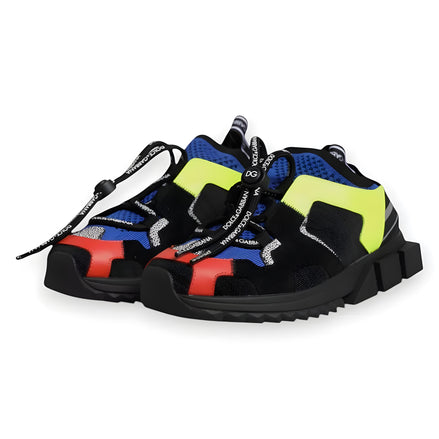 Dolce & Gabbana Multicolor Mesh Sorrento Trekking Sneakers