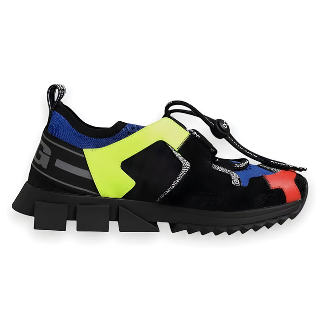 Dolce & Gabbana Multicolor Mesh Sorrento Trekking Sneakers