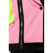 Veste-Manteau Ornée en Patchwork Multicolore Dolce & Gabbana
