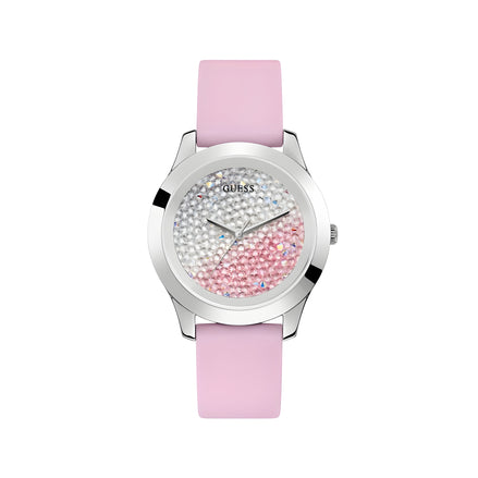 Montre Guess en caoutchouc multicolore