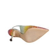 Dolce & Gabbana Multicolor Sequin Slingback Pumps