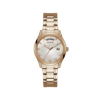 Montre habillée Guess multicolore en acier inoxydable