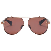 Lunettes de soleil Balmain multicolores en acier inoxydable