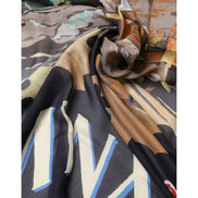 Châle Taormina multicolore Dolce & Gabbana en modal 130cm x 130cm Écharpe homme