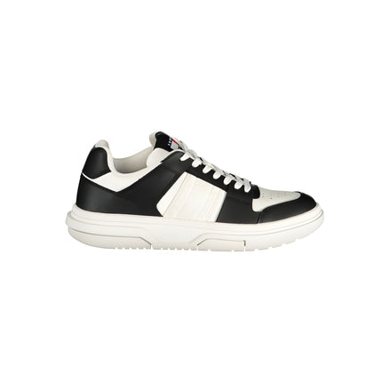 Tommy Hilfiger Black Leather Sneakers