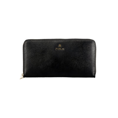 Portefeuille femme en cuir Furla Nero
