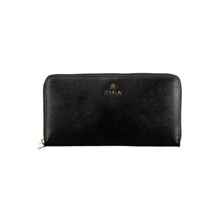 Portefeuille femme en cuir Furla Nero