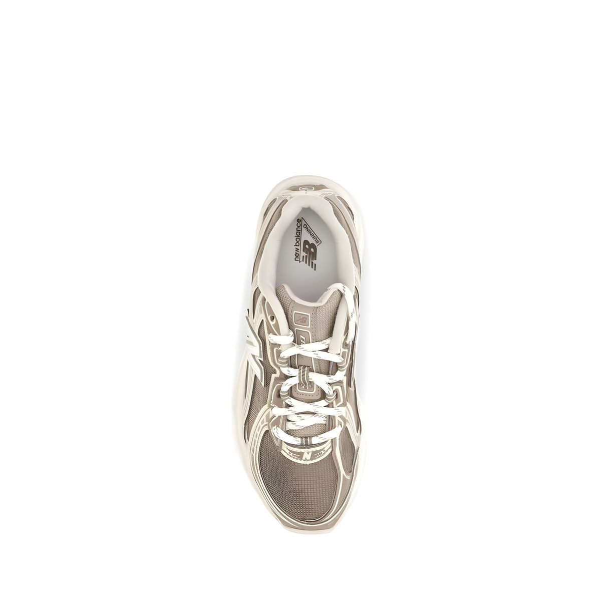 New Balance Beige Fabric Athletic Sneakers