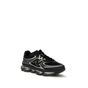 New Balance Black Fabric Athletic Sneakers