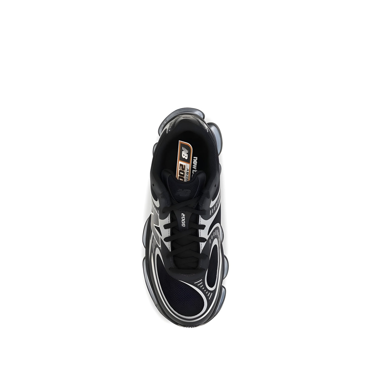 New Balance Black Fabric Athletic Sneakers