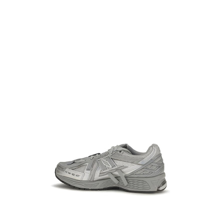 New Balance Gray Fabric Athletic Sneakers