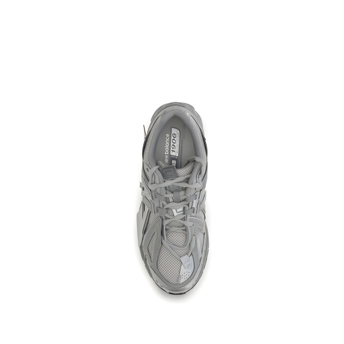 New Balance Gray Fabric Athletic Sneakers