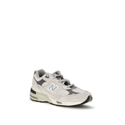 New Balance Gray Suede Leather Athletic Sneakers