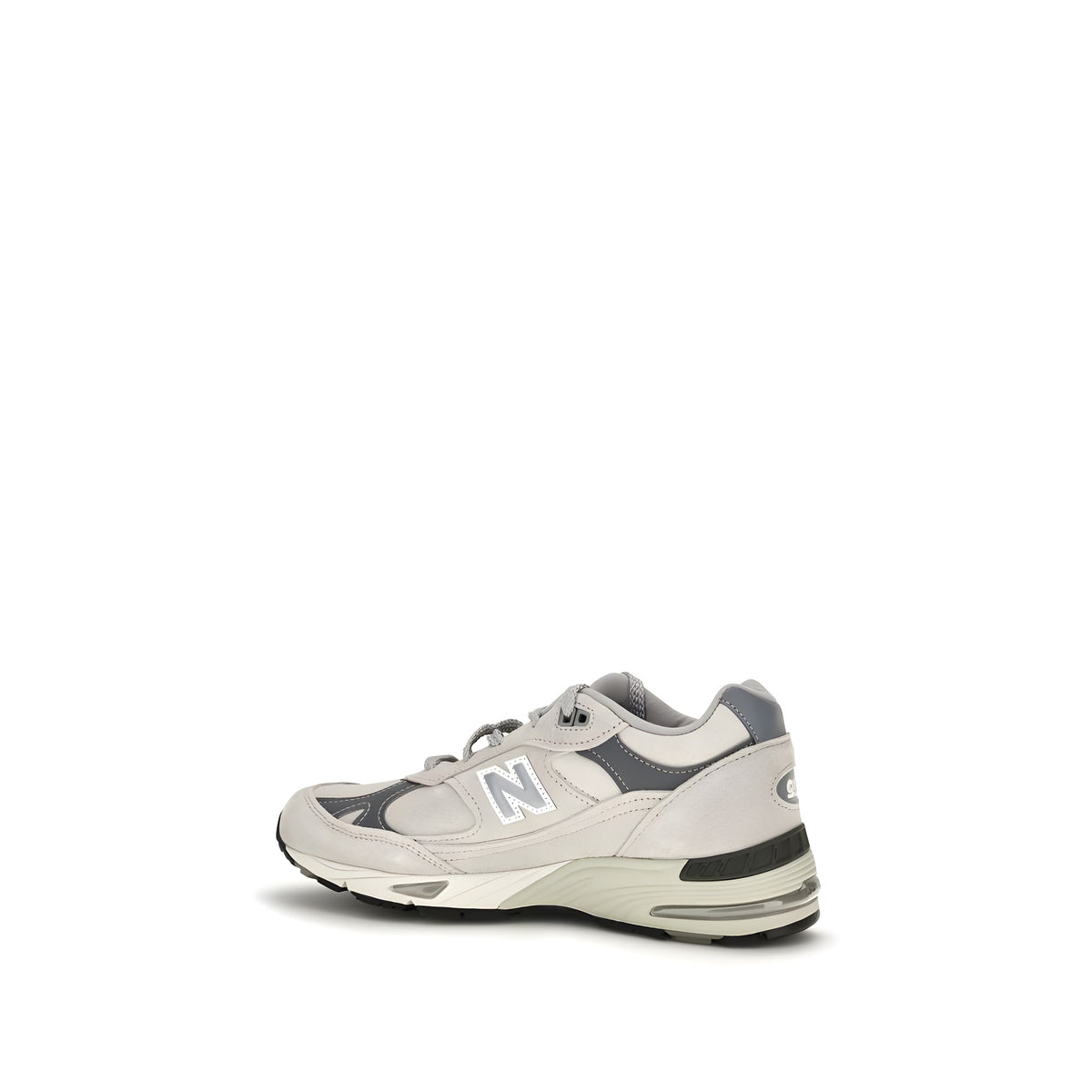 New Balance Gray Suede Leather Athletic Sneakers
