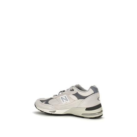 New Balance Gray Suede Leather Athletic Sneakers