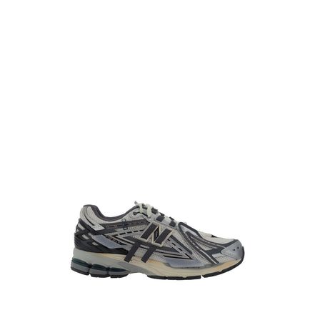 New Balance Silver Fabric Athletic Sneakers