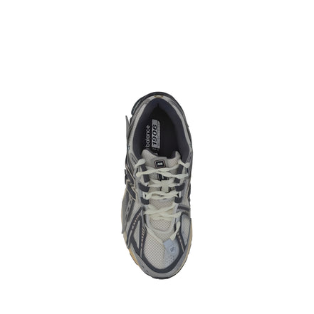 New Balance Silver Fabric Athletic Sneakers
