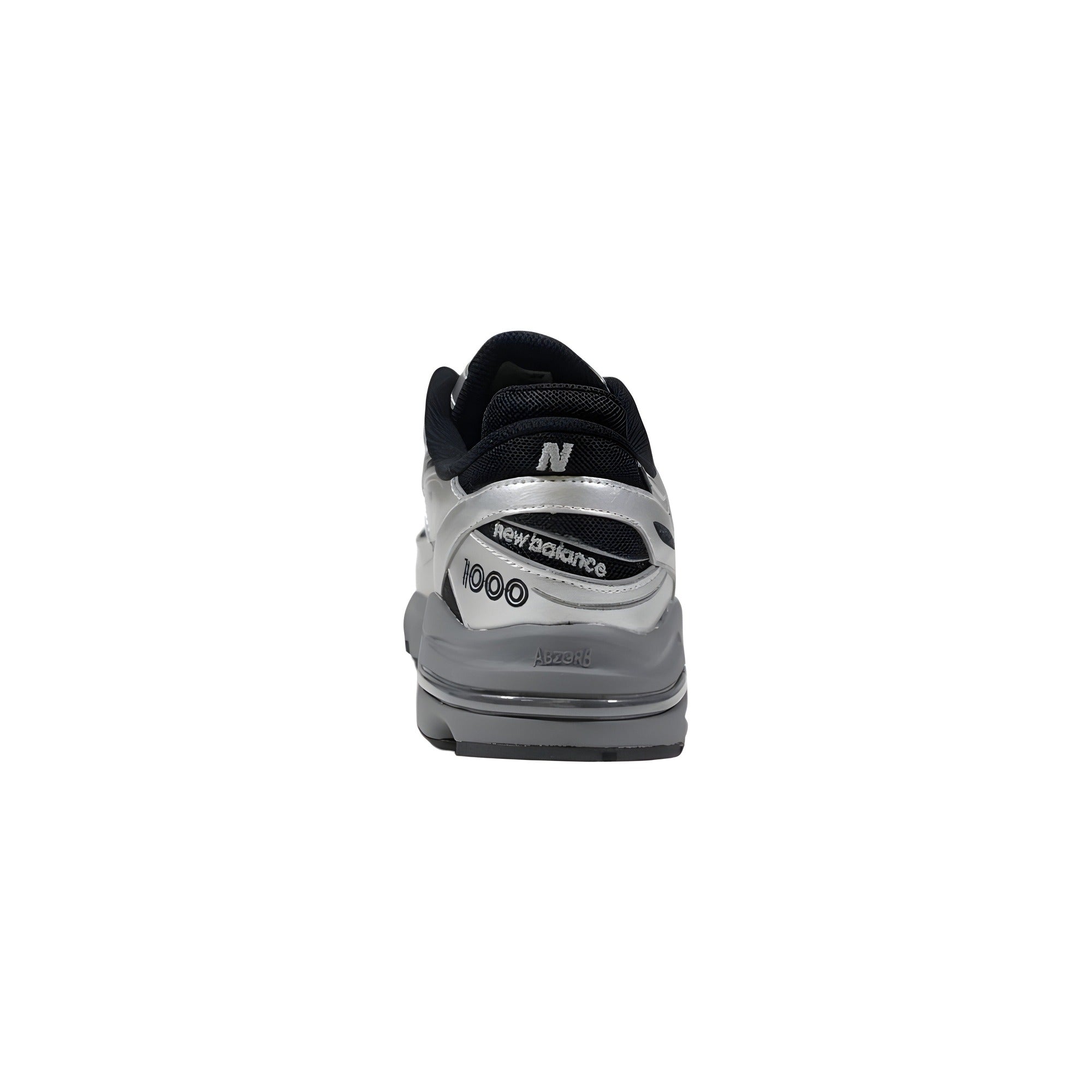 New Balance Silver Synthetic Athletic Sneakers