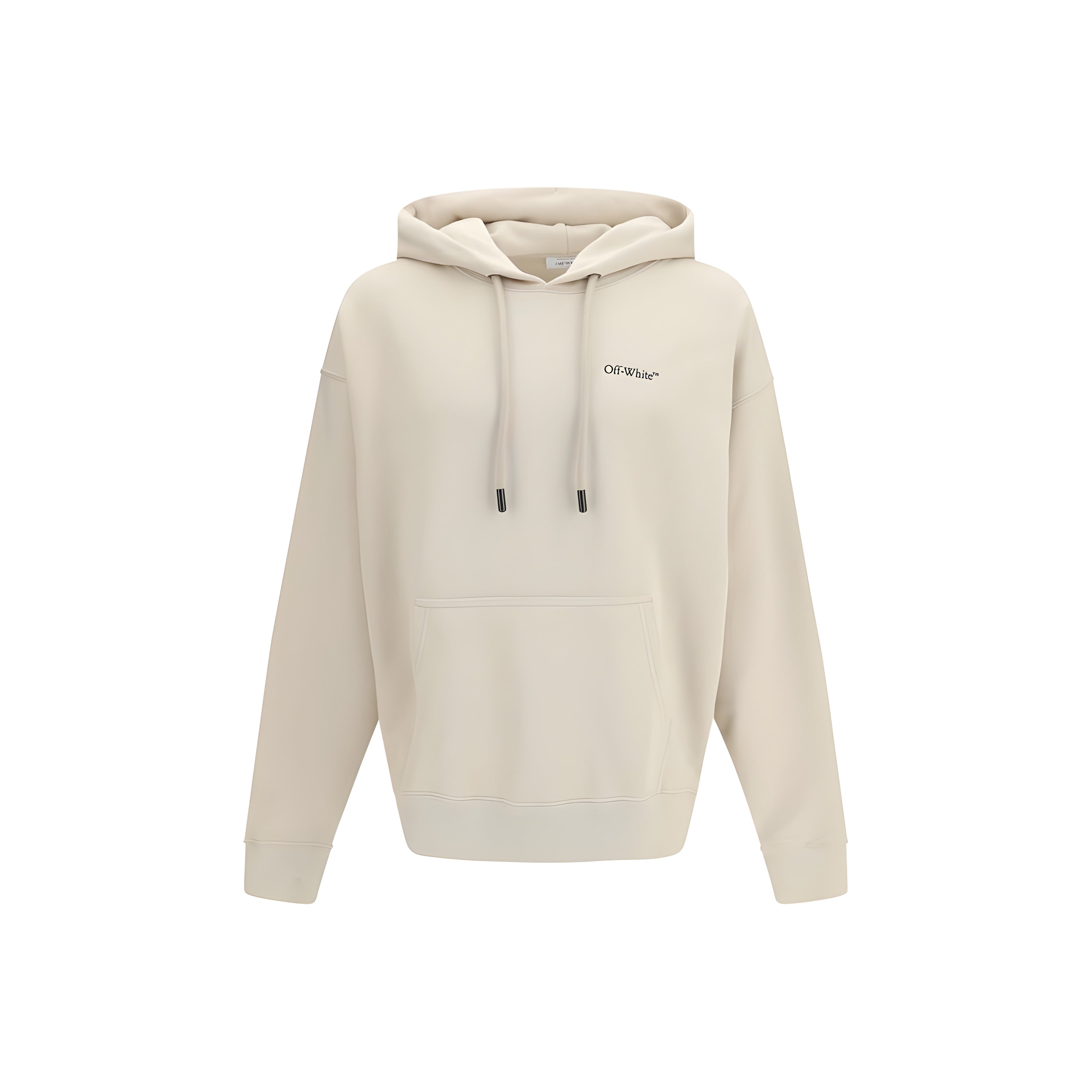 Off-White Beige Cotton Sweatshirt