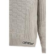 Off-White Beige Cotton Sweatshirt