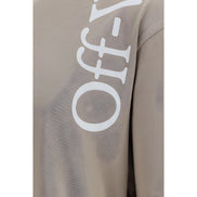 Off-White Beige Cotton T-Shirt