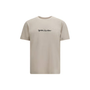 Off-White Beige Cotton T-Shirt