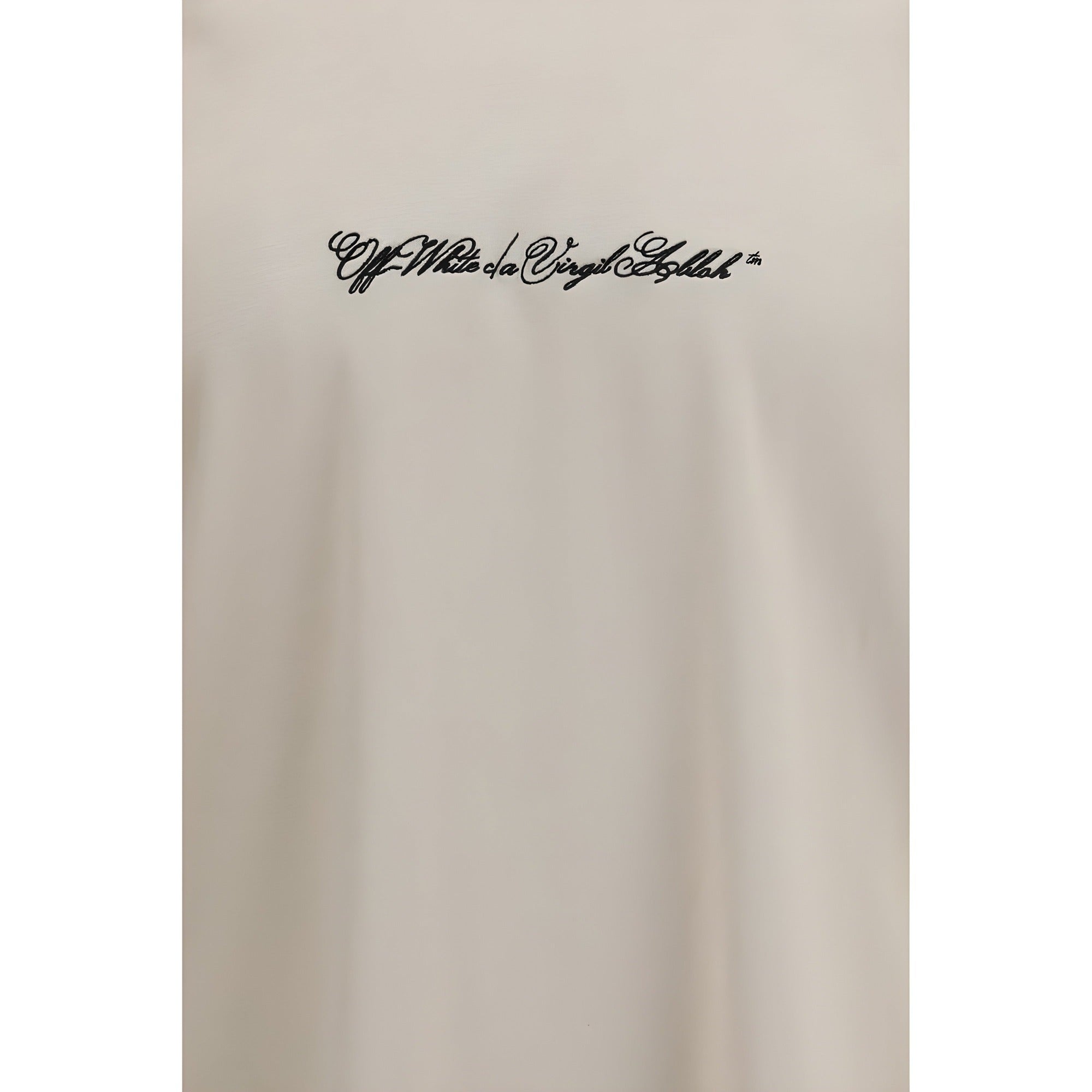 Off-White Beige Cotton T-Shirt