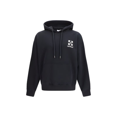 Off-White Black Cotton Sweatshirt