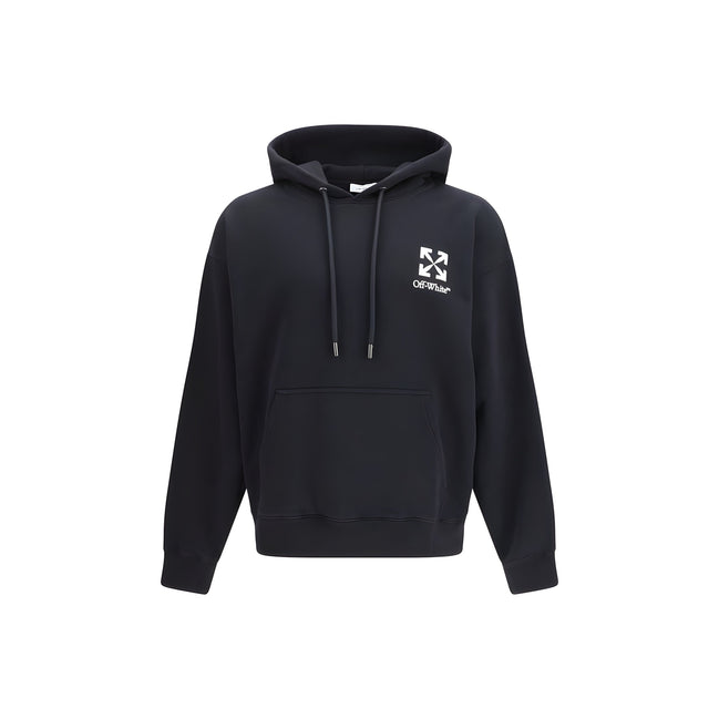 Off-White Black Cotton Sweatshirt