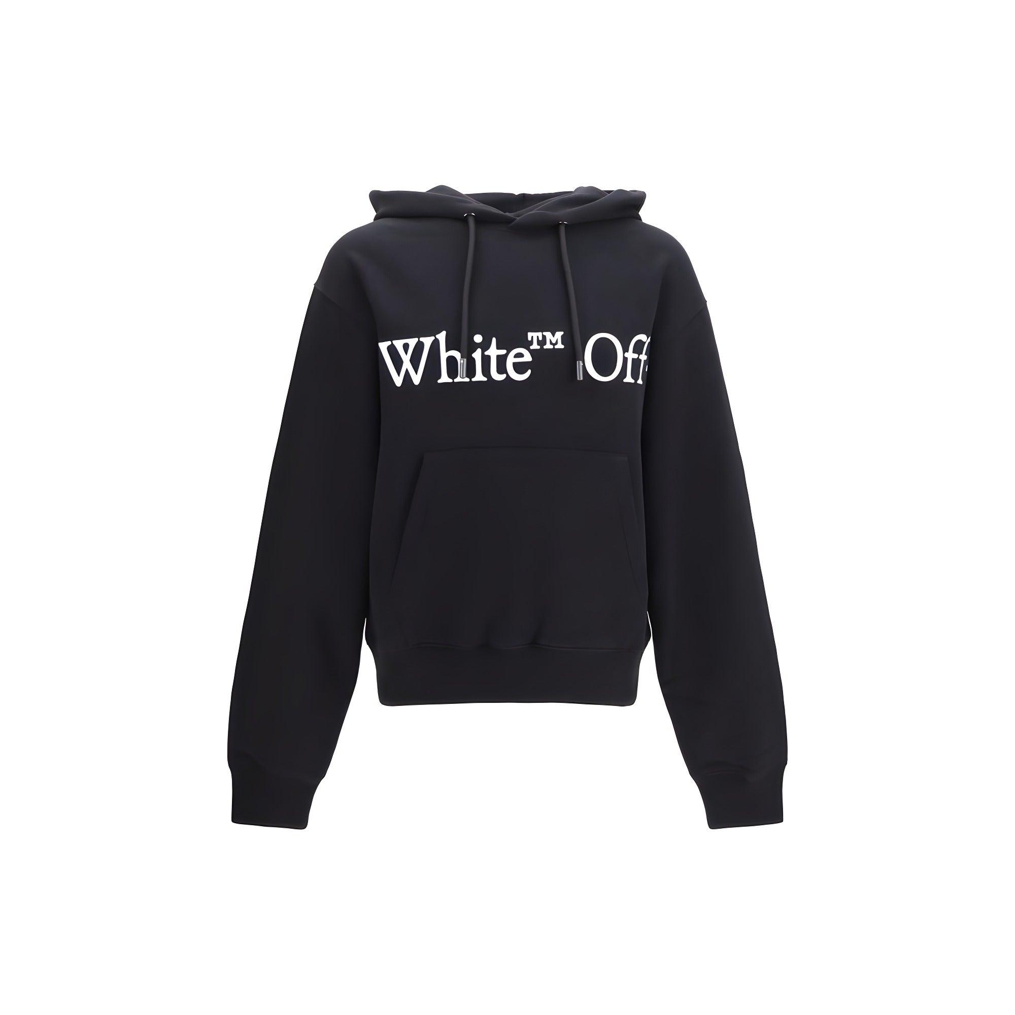 Off-White Black Cotton Sweatshirt