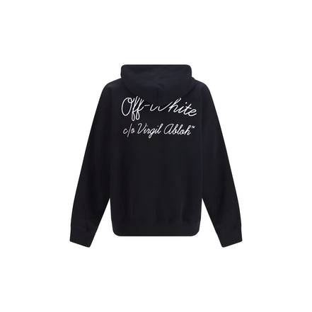 Off-White Black Cotton Sweatshirt