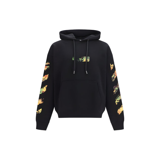 Off-White Black Cotton Sweatshirt