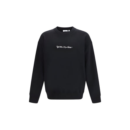 Off-White Black Cotton Sweatshirt
