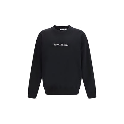 Off-White Black Cotton Sweatshirt