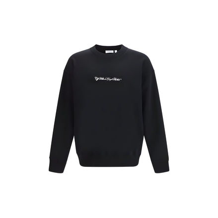 Off-White Black Cotton Sweatshirt