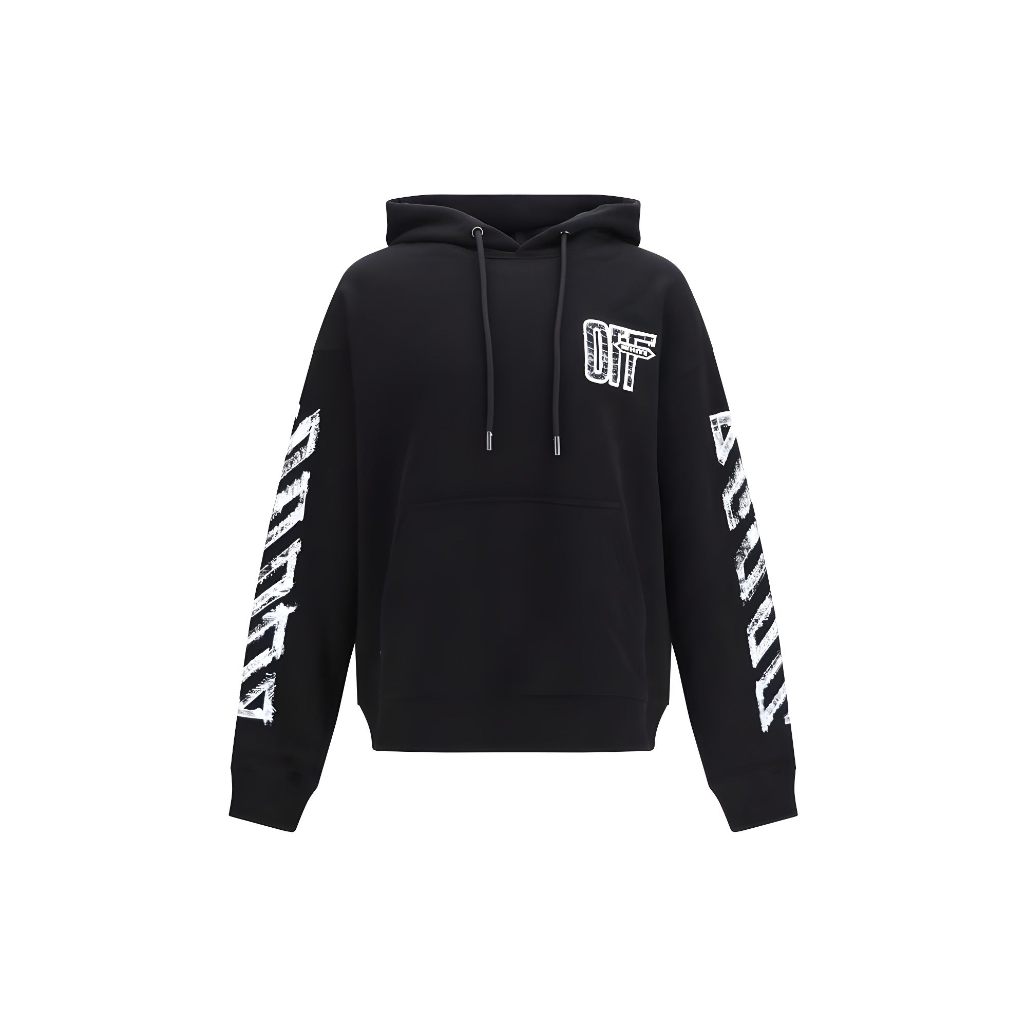 Off-White Black Cotton Sweatshirt