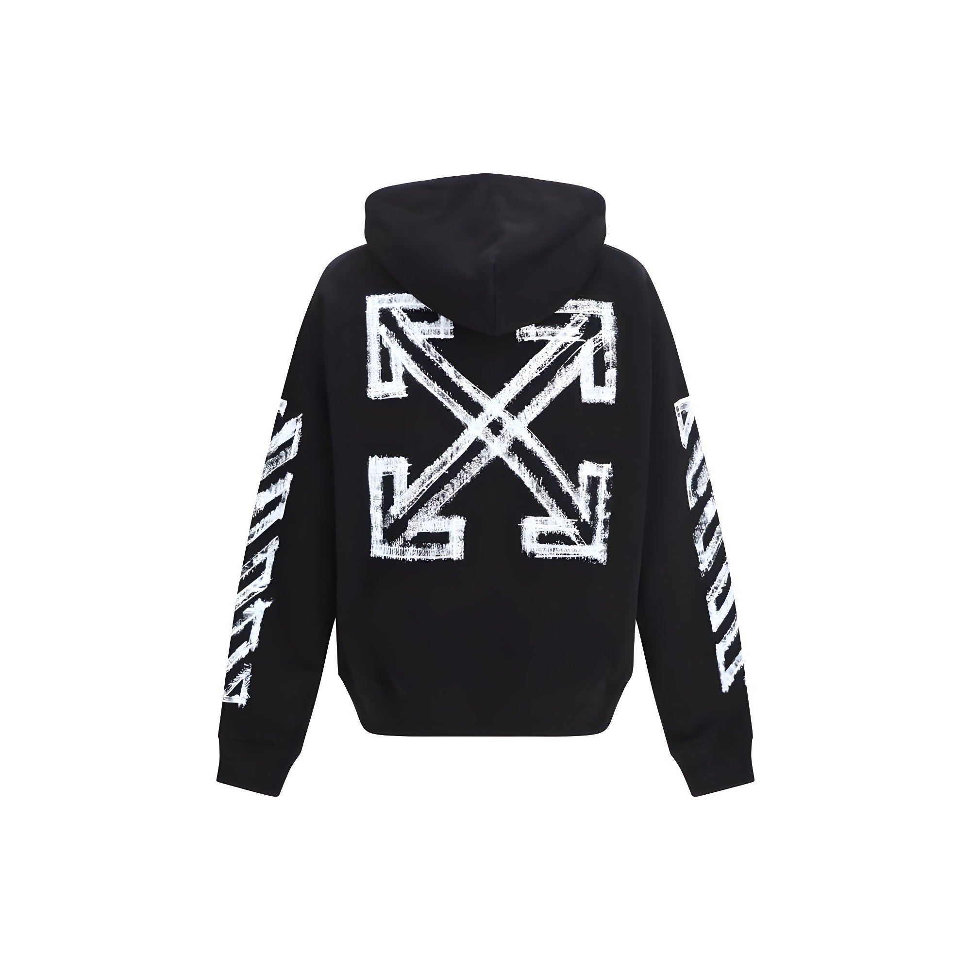Off-White Black Cotton Sweatshirt
