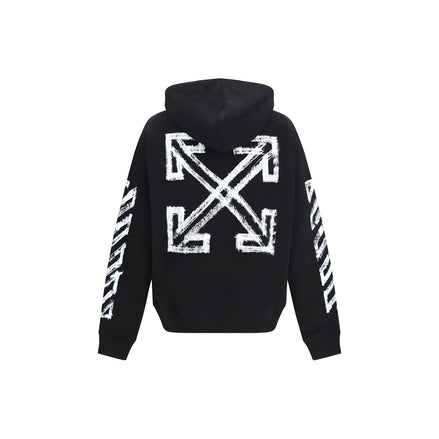 Off-White Black Cotton Sweatshirt