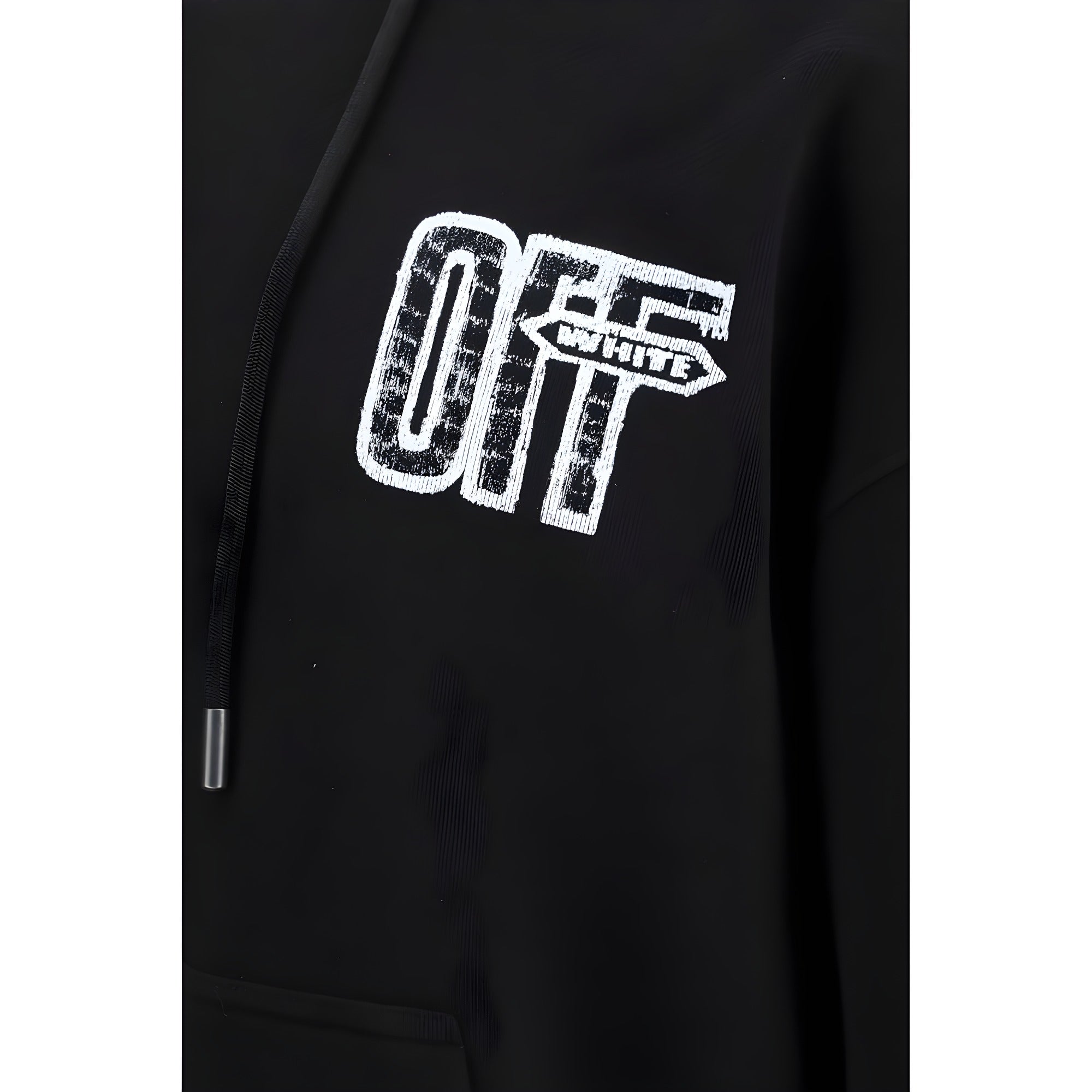 Off-White Black Cotton Sweatshirt