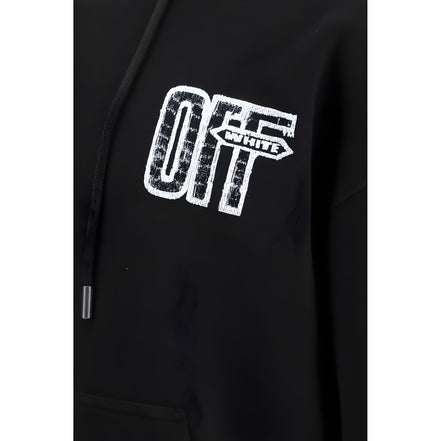 Off-White Black Cotton Sweatshirt