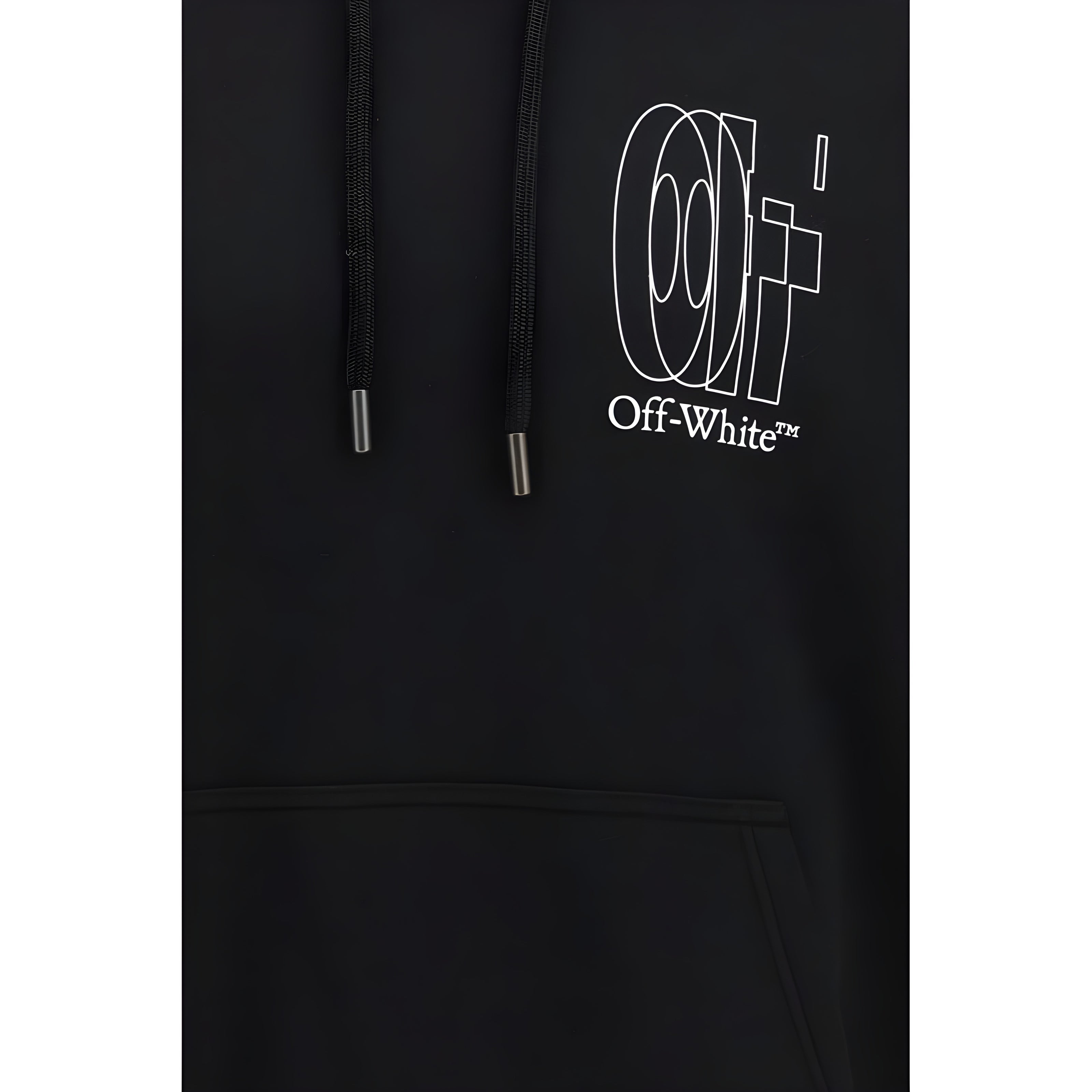 Off-White Black Cotton Sweatshirt