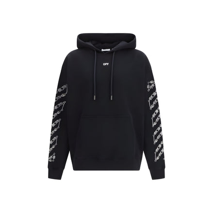 Off-White Black Cotton Sweatshirt