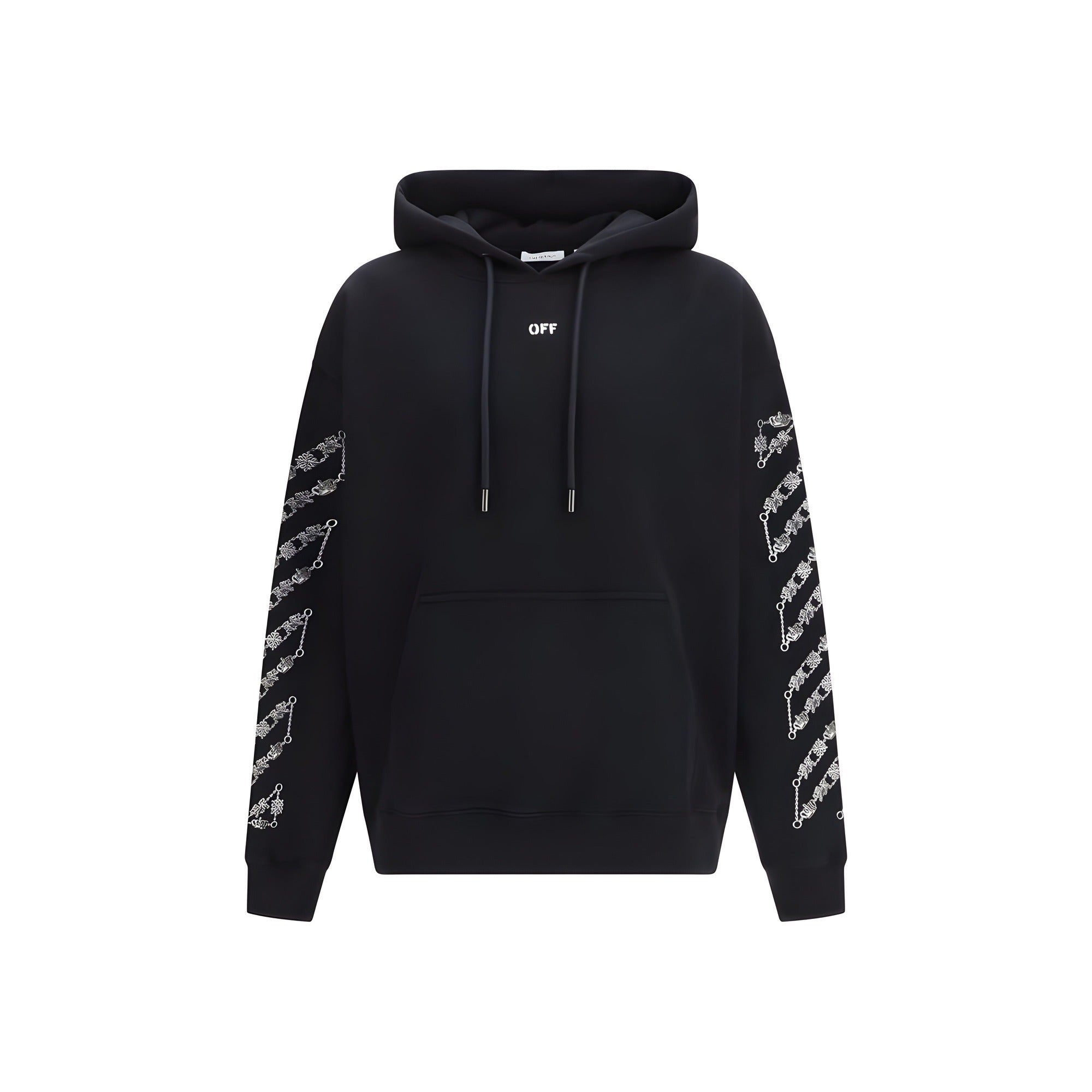 Off-White Black Cotton Sweatshirt
